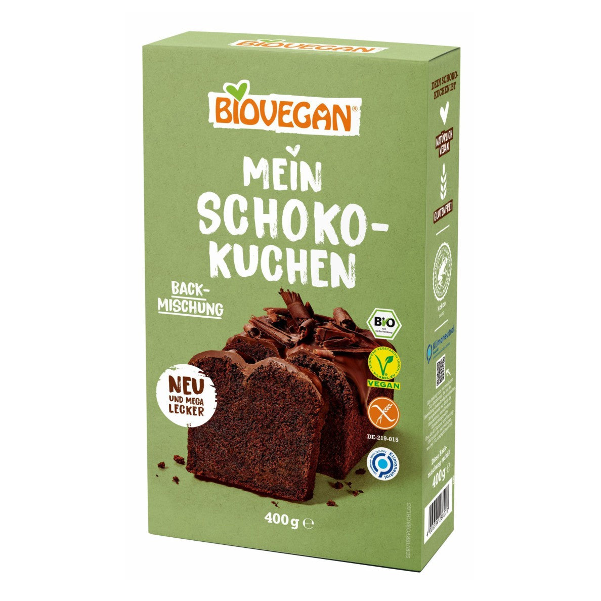 Biovegan - Miscela torta al cioccolato senza glutine 400g