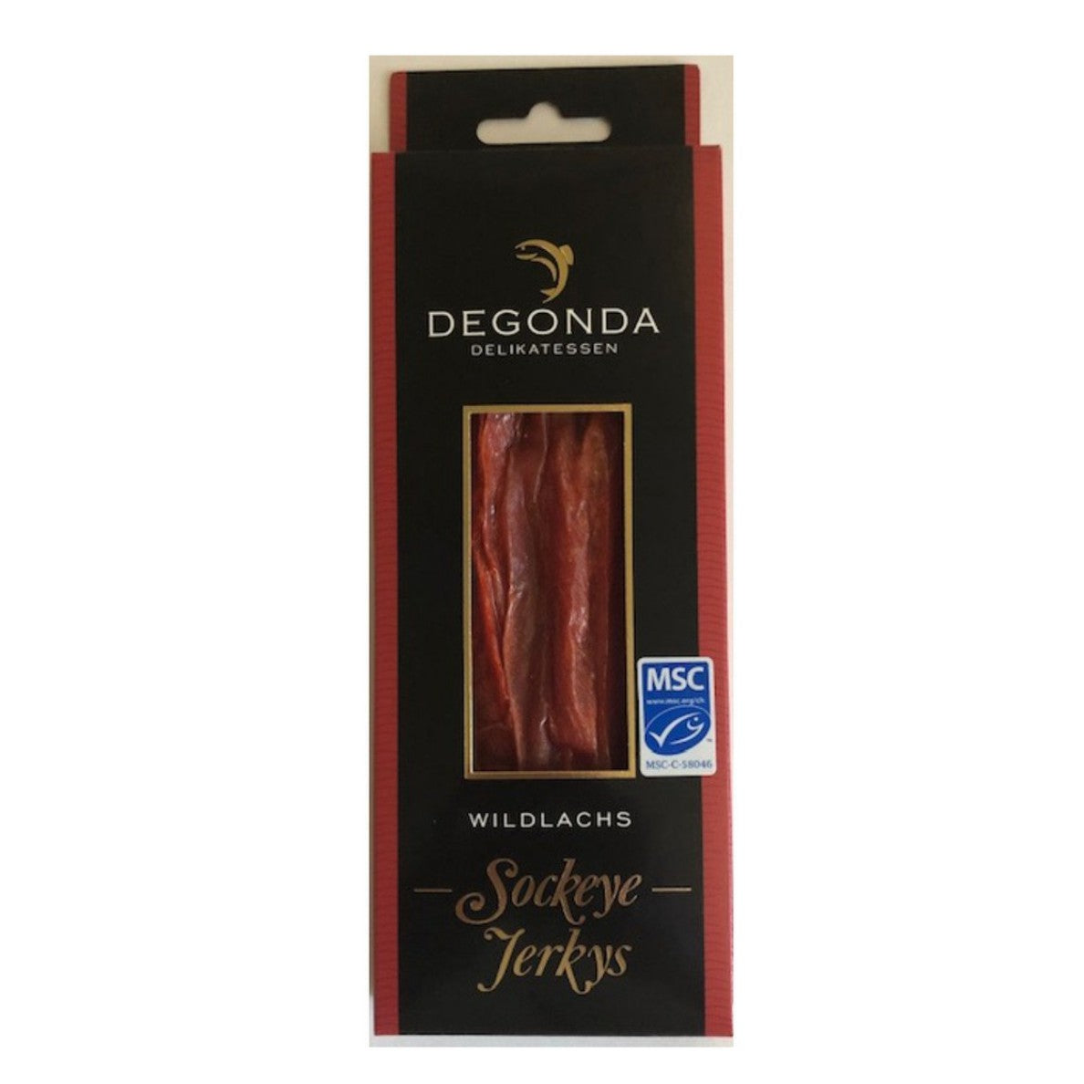 Degonda - Salmone selvatico Sockeye Jerkys 80g