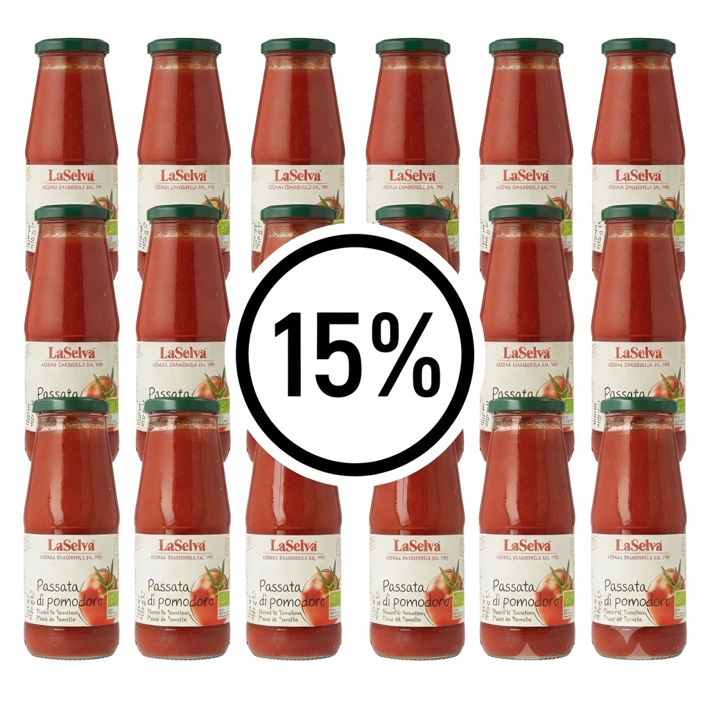 LaSelva Bio Passata di Pomodoro 12x425g