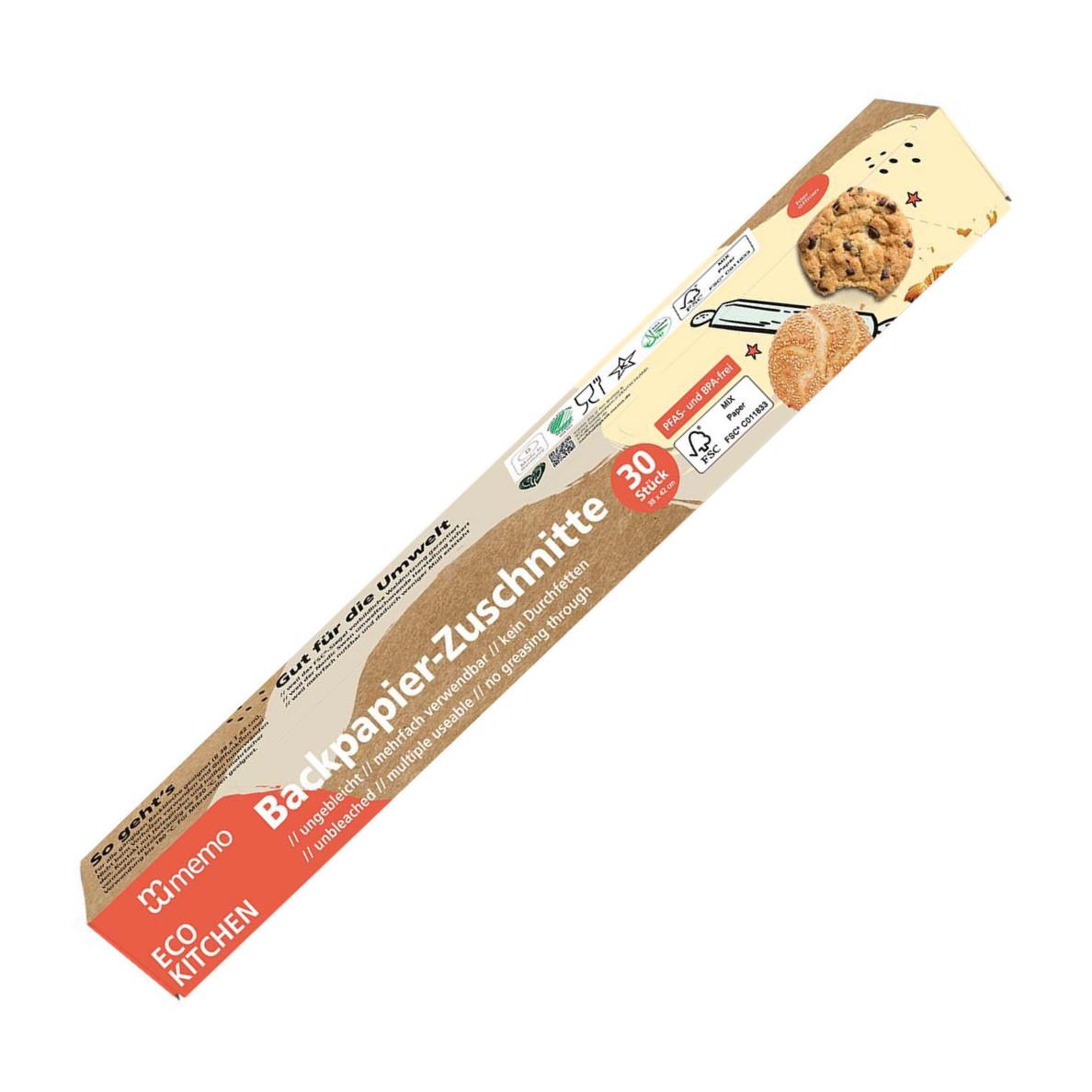 Memo - Carta da Forno in fogli 38cm x 42cm 30pz