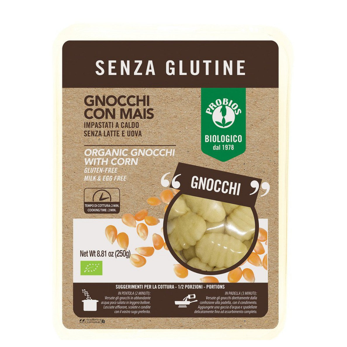 Probios - Gnocchi di mais senza glutine 250g