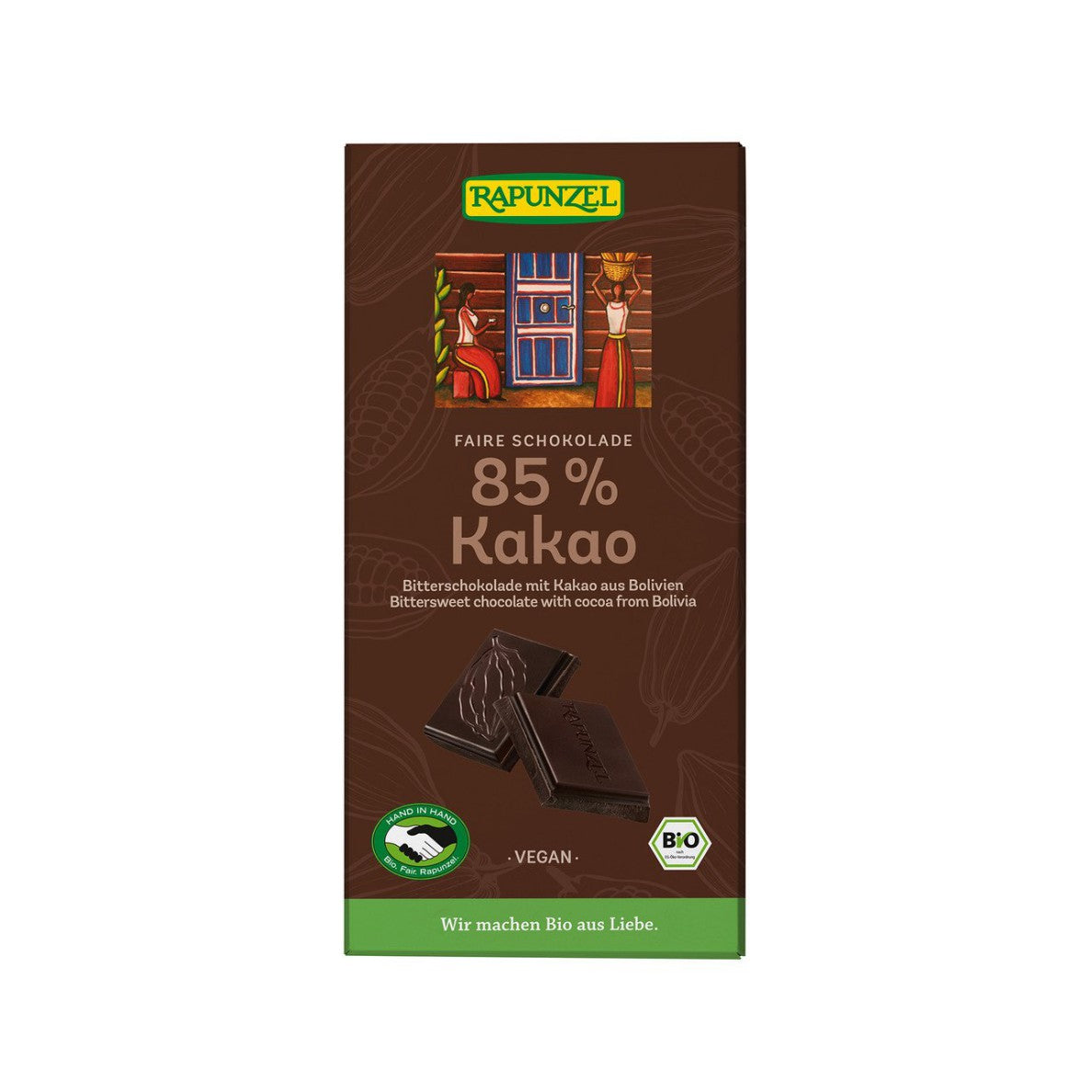Rapunzel - Cioccolato Fondente 85% di Cacao 80g