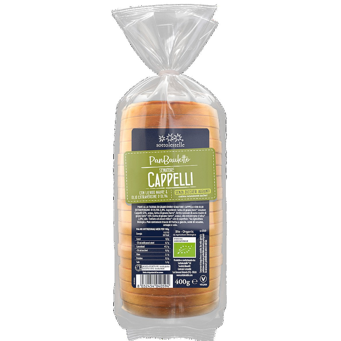 Sotto le stelle - Pane bauletto senatore cappelli 500g