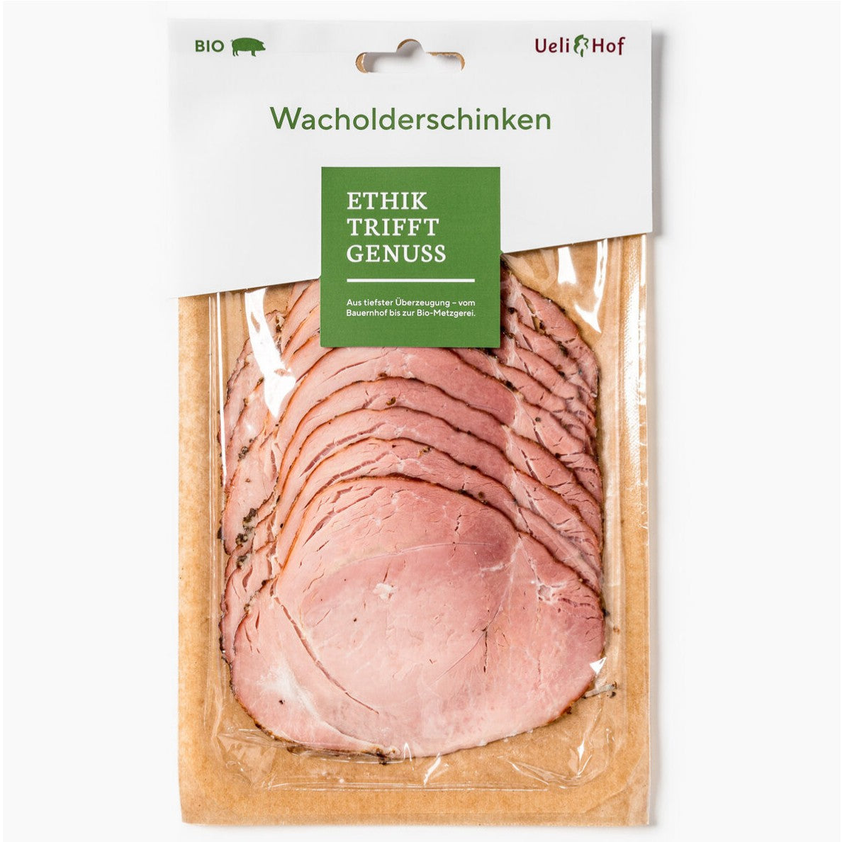 Ueli Hof - Prosciutto cotto al Ginepro 80g * Ordina entro Martedì ore 10.00 per ritiro Giovedì/Venerdì