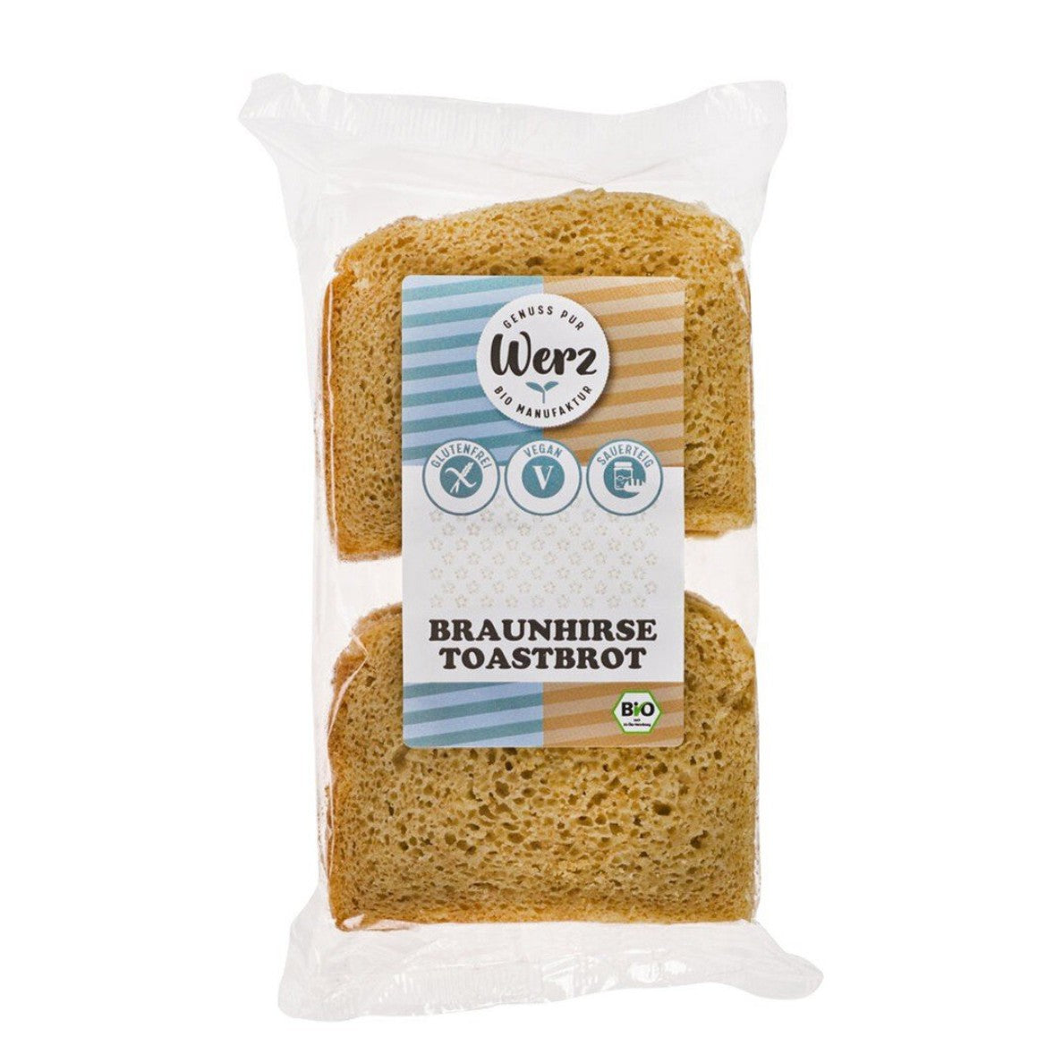Werz - Pane Toast al miglio bruno senza glutine 250g