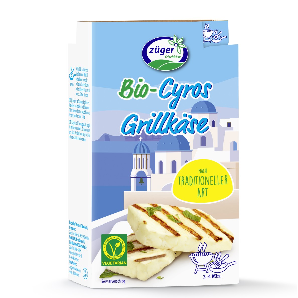 Züger - Bio Cyros Formaggio da grigliare 200g