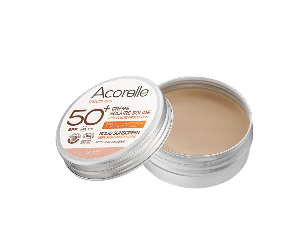 Acorelle - Crema solare solida Beige SPF50+