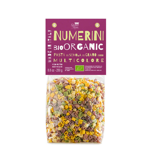 L'Antica Madia - Bio Numerini di semola colorata 250g