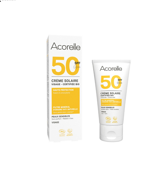 Acorelle - Crema da sole Viso 50+