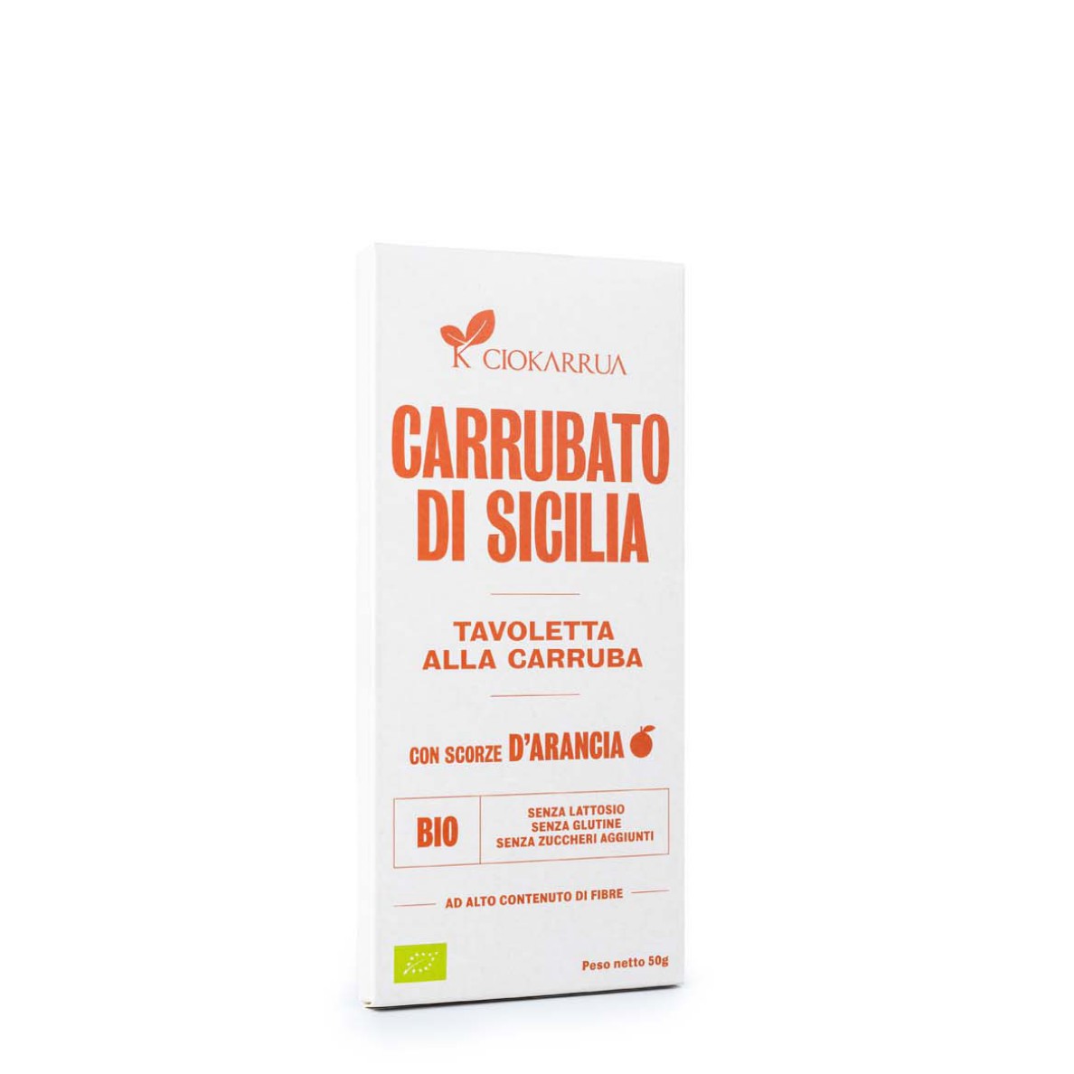 Ciokarrua - Carrubato di Sicilia con scorze d'arancia 50g