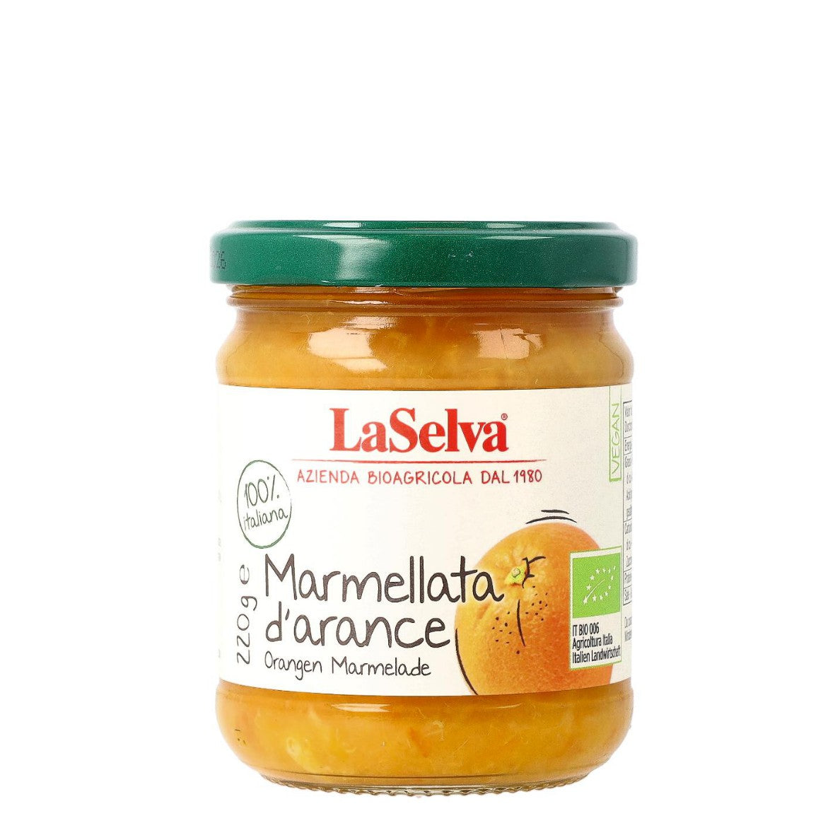 La Selva - Marmellata di arance 220g