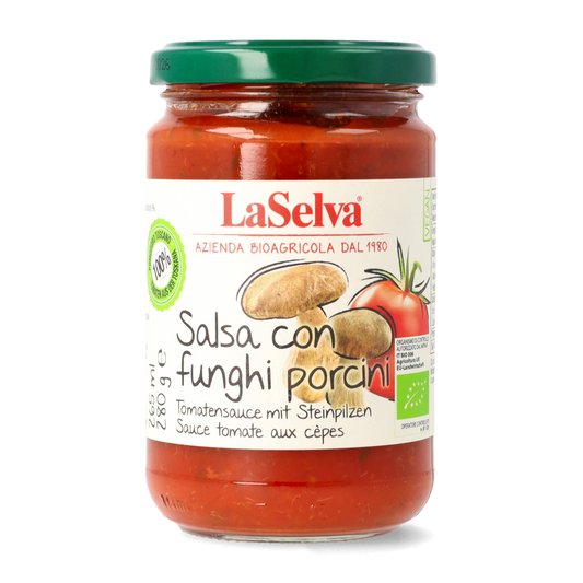 LaSelva Bio Sugo con funghi porcini 280g