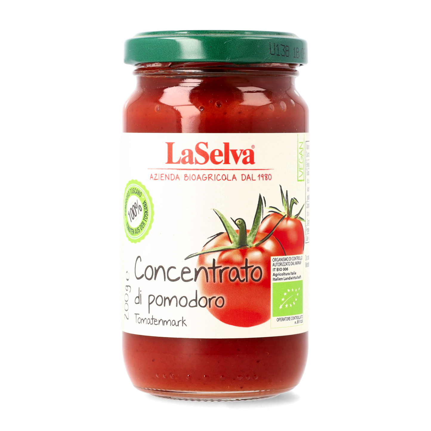 LaSelva Bio Concentrato di pomodoro 220g