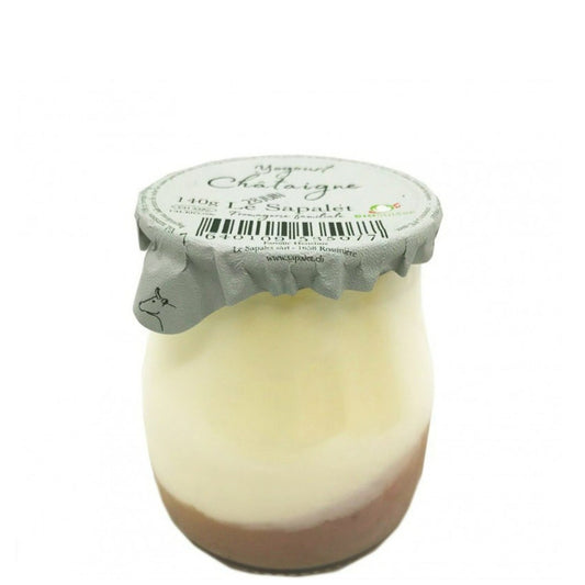 Le Sapalet - Jogurt di pecora castagne bio in vetro 2 x 140g