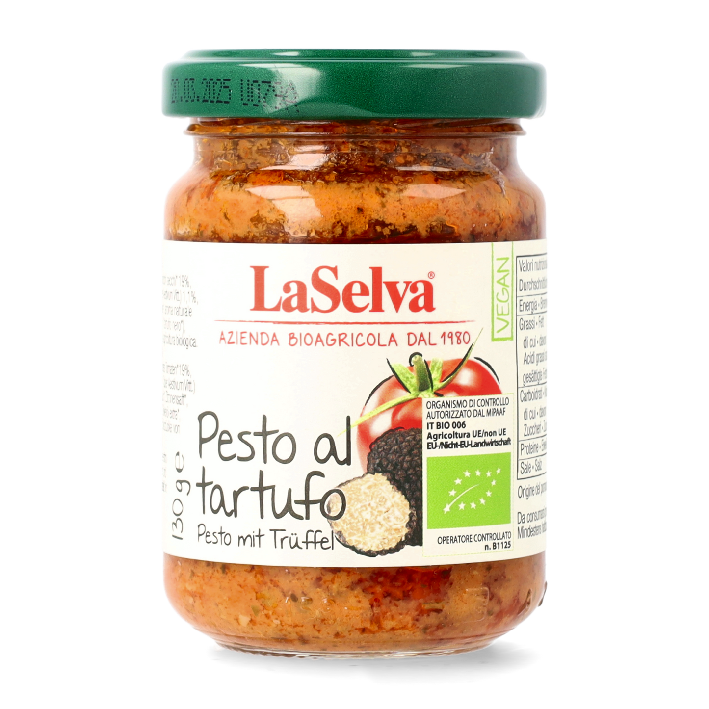 LaSelva Bio Pesto al tartufo 130g