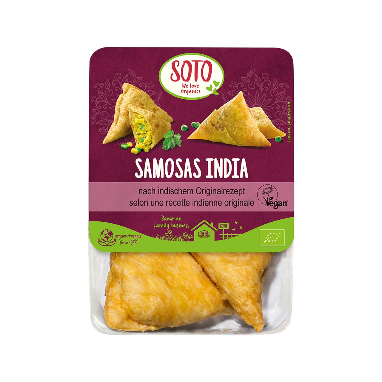 Soto - Samosas India 200g