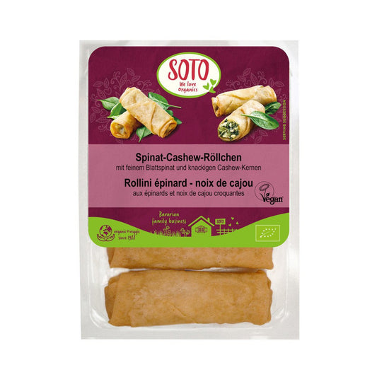 Soto - Involtini spinaci & ancardi 200g
