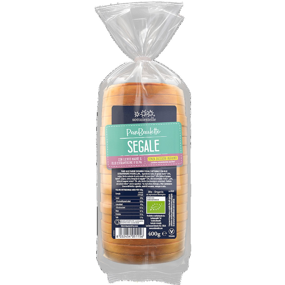 Sotto le stelle - Pane bauletto segale 500g