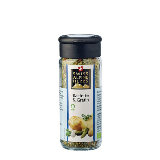 Swiss Alpine Herbs - Raclette miscel di condimento Bio 40g