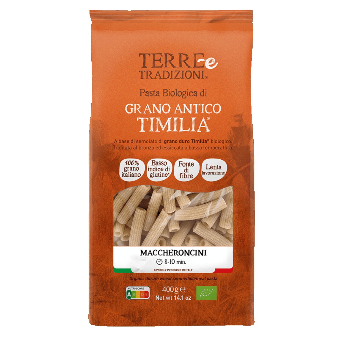 Terre & Tradizioni - Maccheroncini di grano antico Timilia 400g