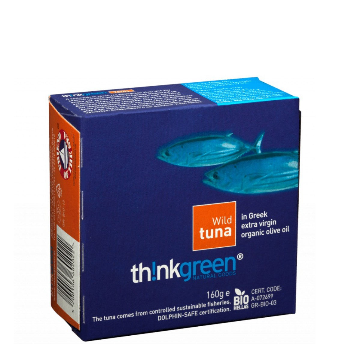 Thinkgreen - Tonno selvatico in olio extra vergine bio 160g