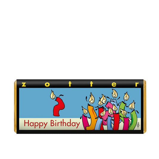 Zotter - Cioccolato Happy Birthday 70g