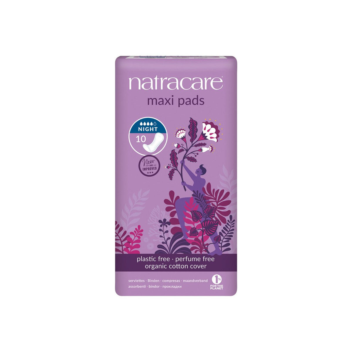 Natracare - Night assorbenti maxi 10pz