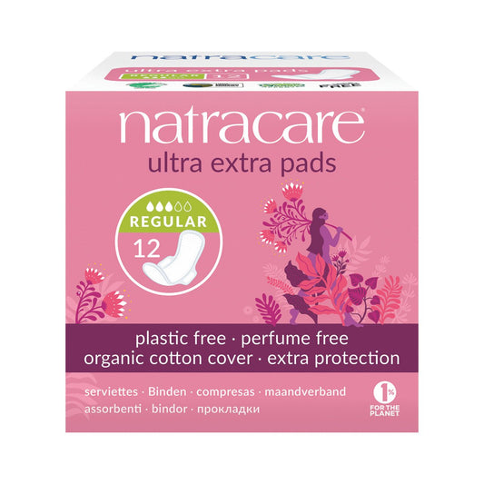 Natracare - Assorbenti con ali extra 12pz